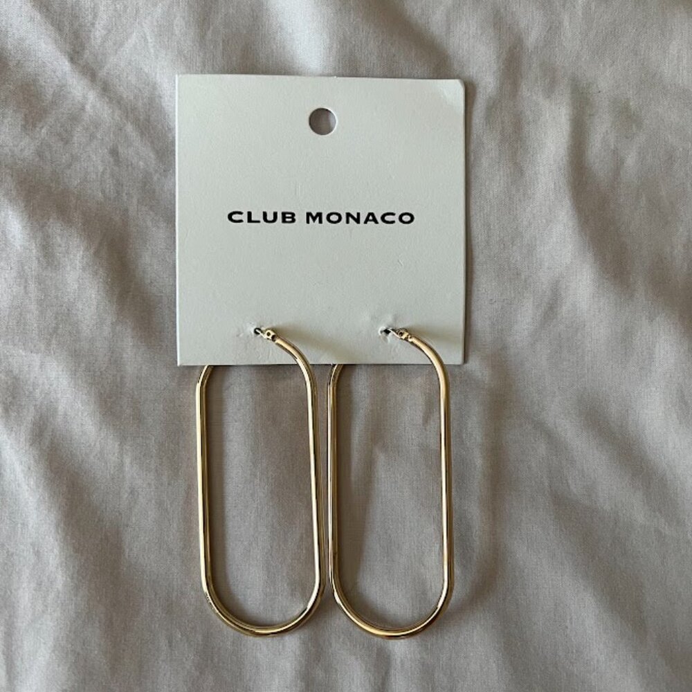Club Monaco Oval Hoop Earring